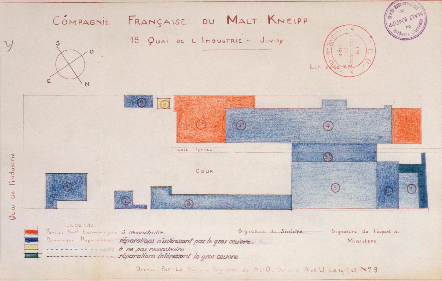 malterie de la Compagnie française du Malt Kneipp, actuellement Centre de recherches et de contrôles biologiques (CRCB)