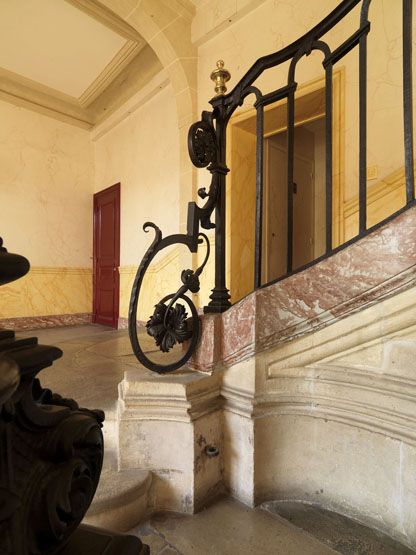 rampe d'appui, escalier du couvent de la Merci (non étudié)