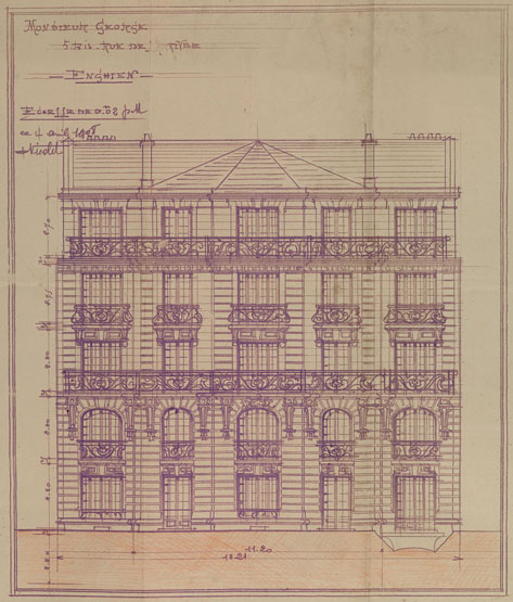 immeuble de monsieur George,11 rue de l' Arrivée