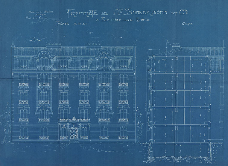 Les maisons et immeubles d'Enghien-les-Bains
