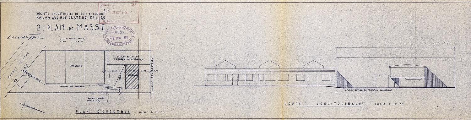 Usine de menuiserie Cuperly, puis moulinerie de la Société industrielle de soie à coudre, puis Gütermann (détruit après inventaire)