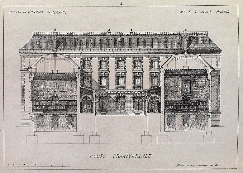 palais de justice, actuellement Maison de solidarité départementale