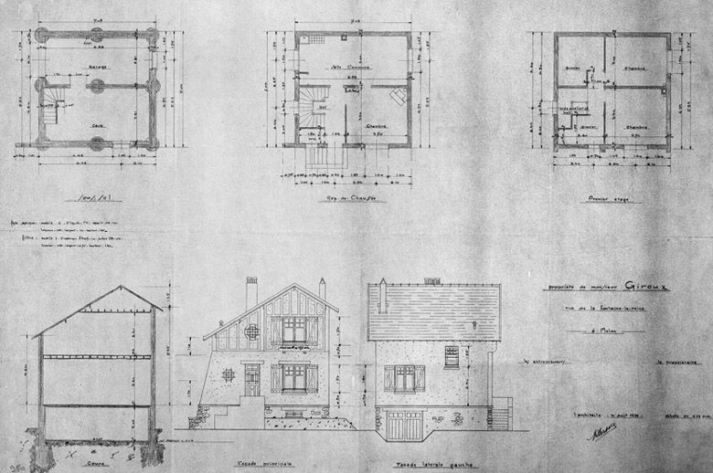 ensemble de deux pavillons identiques