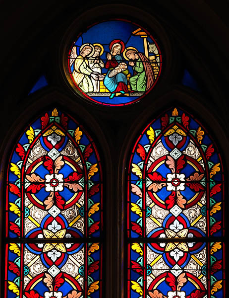 Ensemble de 12 verrières - Chapelle Saint-Vincent-de-Paul (Sœurs de Saint-Vincent-de-Paul)