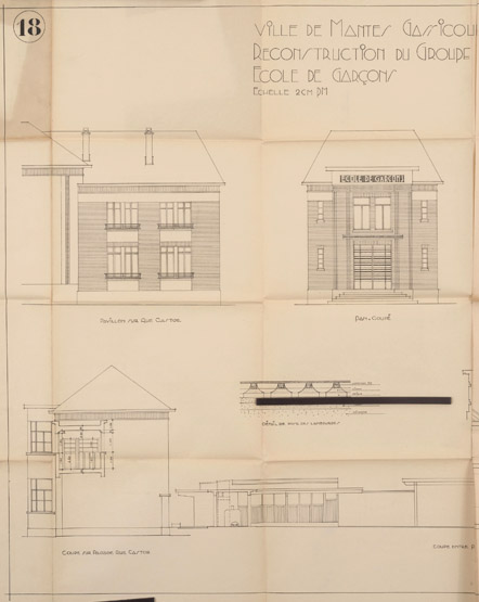 Groupe scolaire Jules-Ferry, actuellement collège