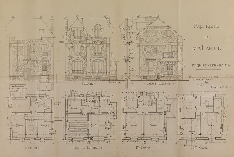 Les maisons et immeubles d'Enghien-les-Bains