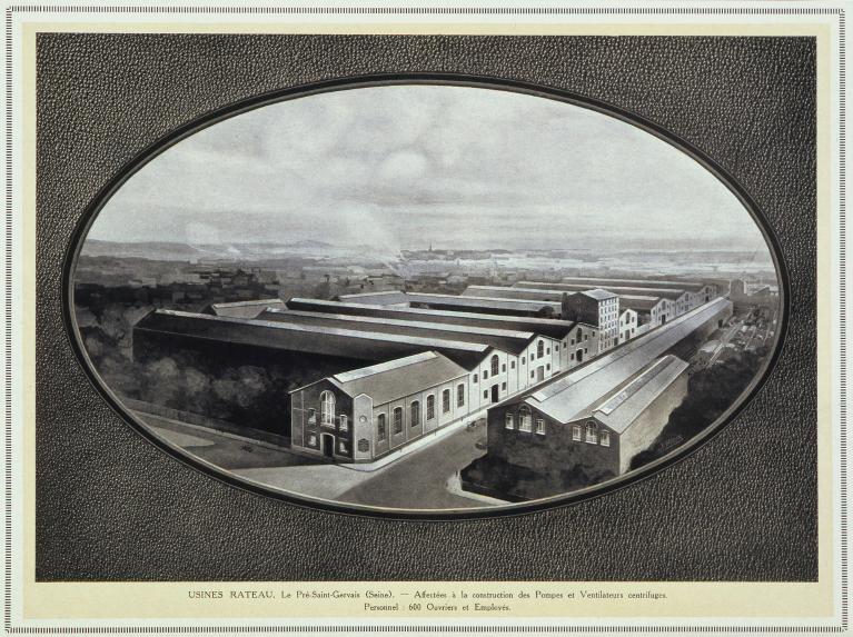 Usine de construction mécanique de la Société d'exploitation des appareils Rateau, puis usine de construction mécanique Guitel-Etienne et usine de meubles Mobilor, puis usine de construction mécanique Guitel-Etienne-Mobilor, puis Guitel