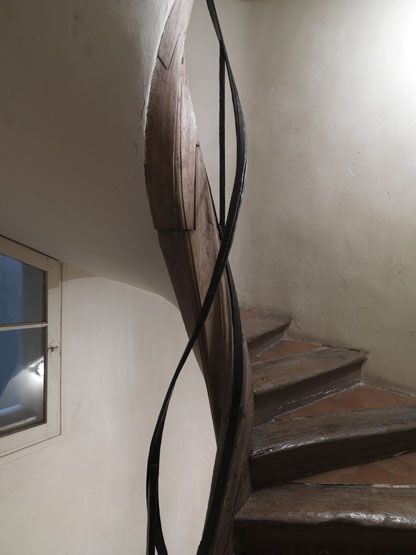 rampe d'appui, escalier de la maison à porte cochère dite Hôtel de Vins puis hôtel Dupin (non étudié)