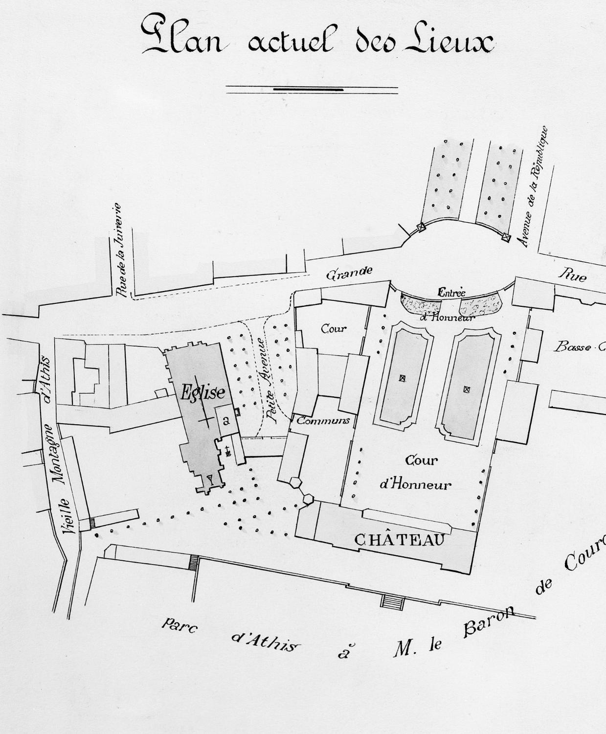 Château d'Athis, actuellement école Saint-Charles