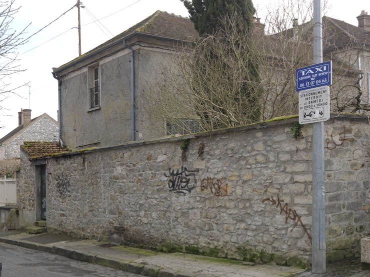 Samois-sur-Seine - usine de serrurerie et de construction métallique Oudiou, puis Bataillès, actuellement atelier d'artiste