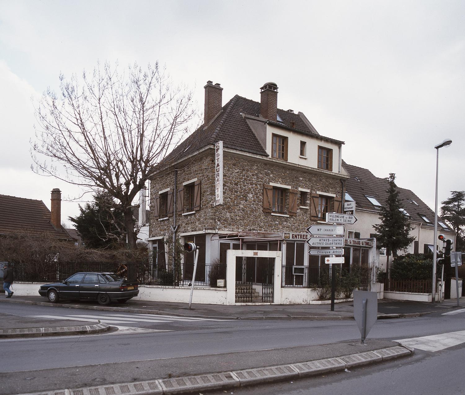 café, restaurant, hôtel de voyageurs Aux bons Pêcheurs
