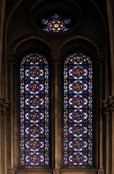 Ensemble de 17 verrières - Chapelle Saint-Ignace (ancienne chapelle des Jésuites)