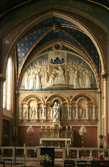 Ensemble de 10 verrières - Chapelle de l'Assomption de Lübeck (Sœurs de l'Assomption)