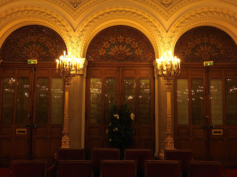 Ensemble de 14 verrières - Chapelle de l'Hôtel Bourbon-Condé