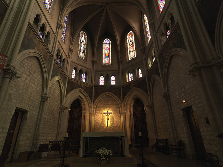 Ensemble de 13 verrières - Chapelle Saint-Jean-de-Dieu (Frères hospitaliers de Saint-Jean-de-Dieu)