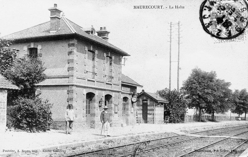 voie ferrée de la ligne Argenteuil-Mantes