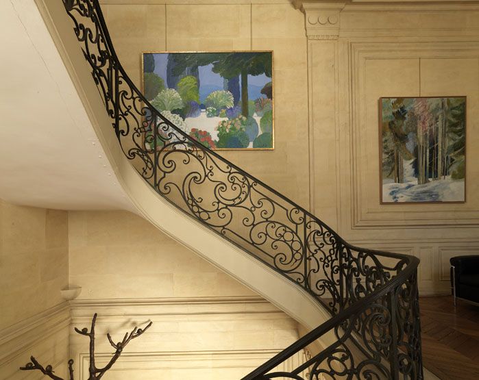 rampe d'appui, escalier de l' hôtel de Marsilly (non étudié)