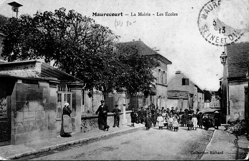 maison de campagne, mairie-école, presbytère, actuellement copropriété