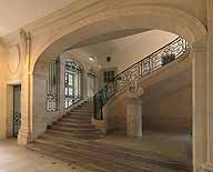 rampe d'appui, escalier des Grands Hommes de l'abbaye Sainte-Geneviève actuellement Lycée Henri IV (non étudié)