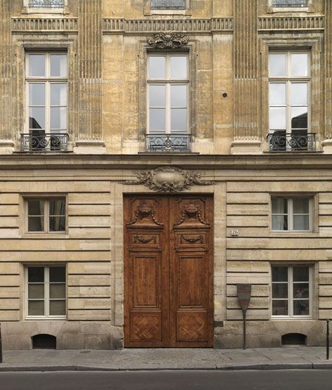 rampe d'appui, escalier de l' hôtel de Sandreville (non étudié)