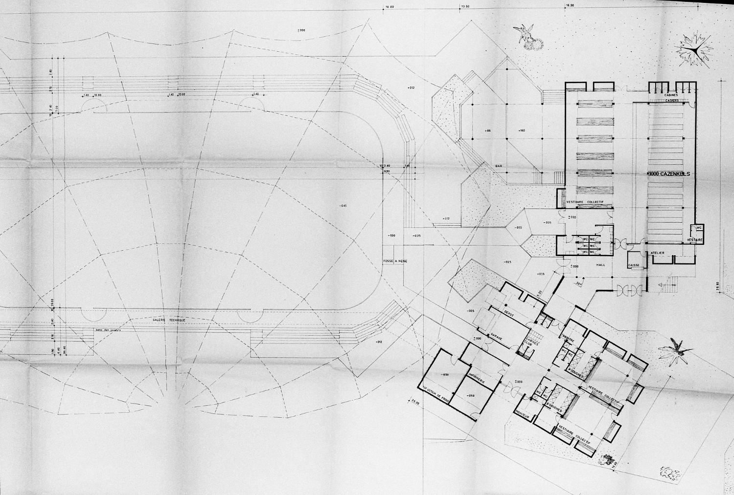 Complexe sportif piscine et patinoire