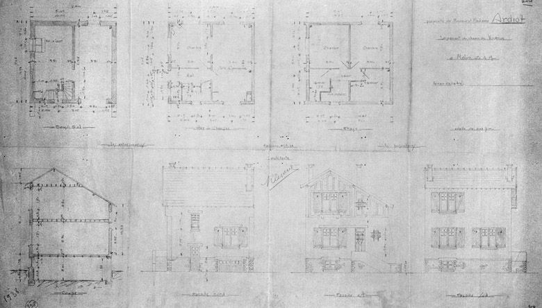 ensemble de deux pavillons identiques