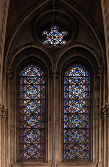 Ensemble de 17 verrières - Chapelle Saint-Ignace (ancienne chapelle des Jésuites)