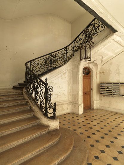 rampe d'appui, escalier de la maison à porte cochère dite Hôtel de Vins puis hôtel Dupin (non étudié)