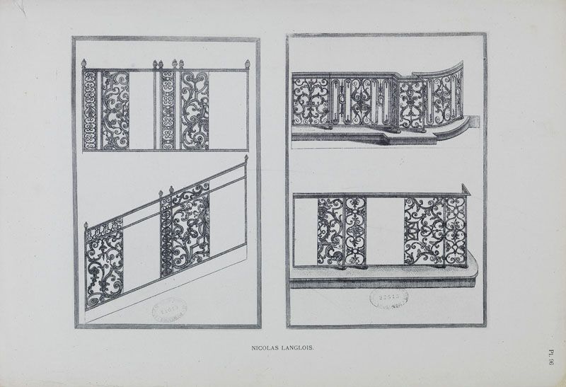 dossier de synthèse sur les escaliers, rampes d'appui et départs de rampe d'appui