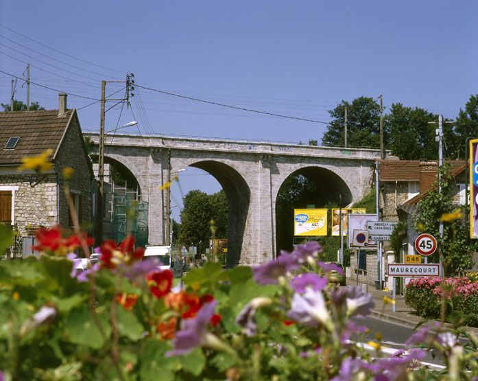 voie ferrée de la ligne Argenteuil-Mantes