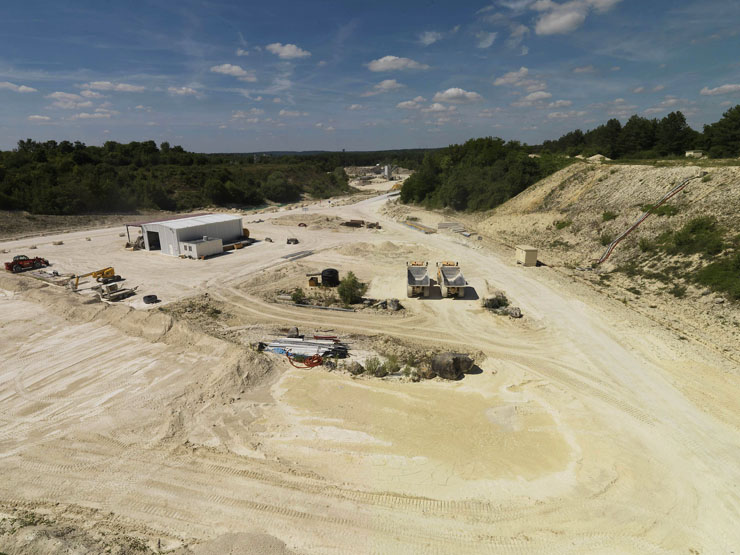 Écuelles - Carrière de Charmoy, puis carrière de calcaire industriel Piketty frères