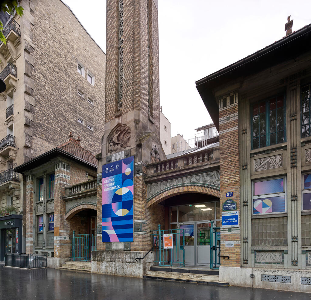 Gymnase d'Allemagne, actuellement gymnase Jean-Jaurès