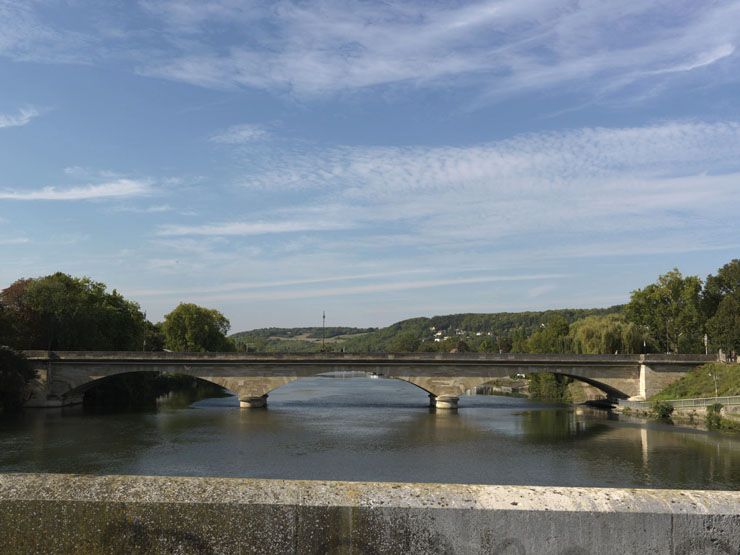 pont routier  dit Pont neuf de Mantes ou Pont Perronet (détruit)