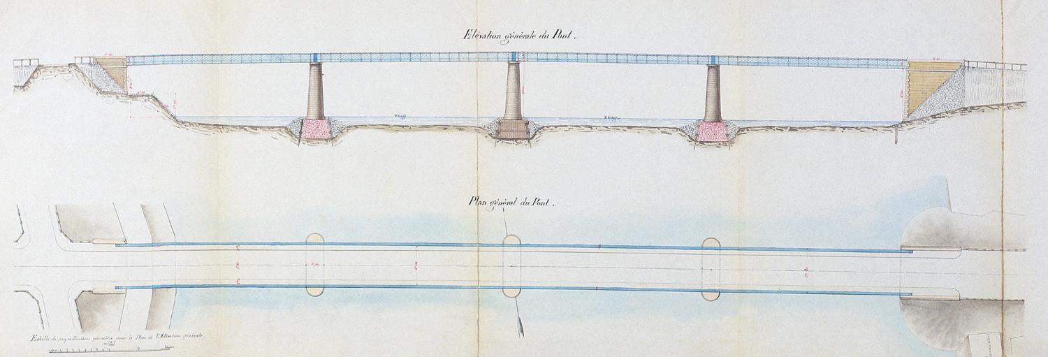 pont sur la Seine à la hauteur d'Athis-Mons