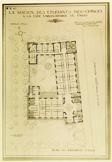résidence d'étudiants dite Maison des étudiants de l'Asie du Sud-Est (ex-Maison des étudiants de l'Indochine)