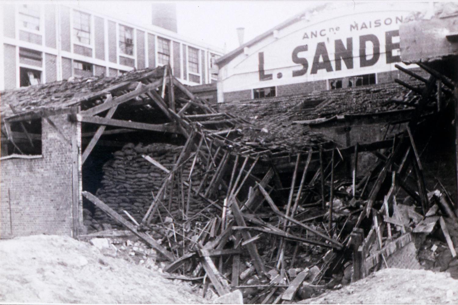 usine de produits pour l'alimentation animale dite Ancienne maison Louis Sanders, actuellement Centre de recherches et de contrôles biologiques (CRCB)