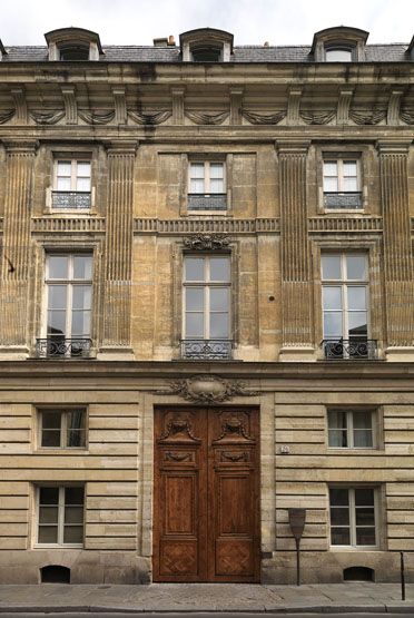 rampe d'appui, escalier de l' hôtel de Sandreville (non étudié)