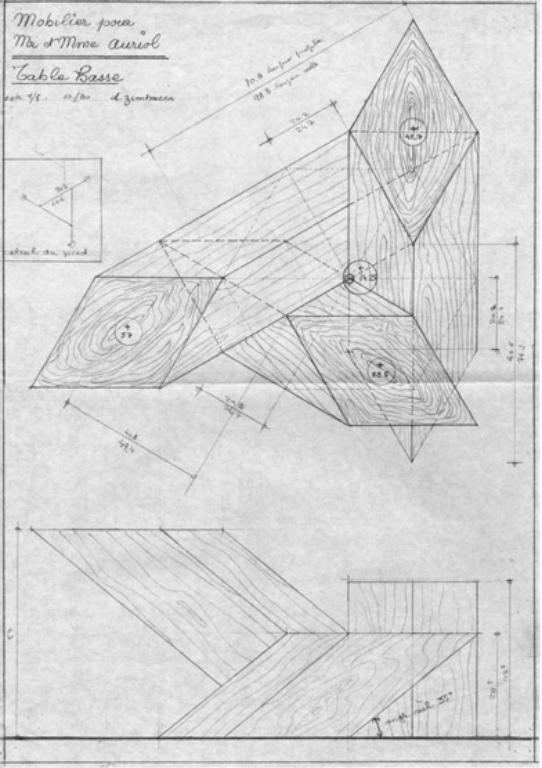 Mobilier de la maison Auriol Dominique Zimbacca, Gabaston (Pyrénées-Atlantiques)