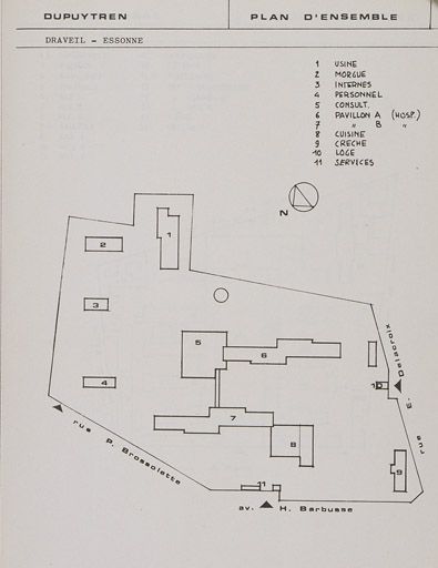 sanatorium de Champrosay, puis sanatorium Joffre, puis hôpital Joffre, actuellement hôpital Joffre-Dupuytren