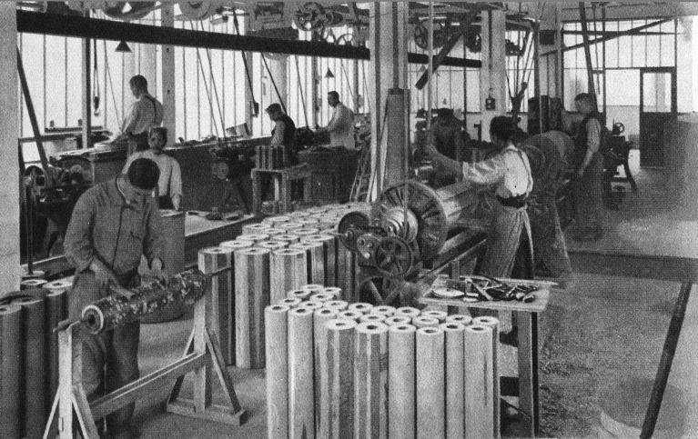 usine de papiers peints Dumas, actuellement hôtel industriel et centre de formation professionnelle