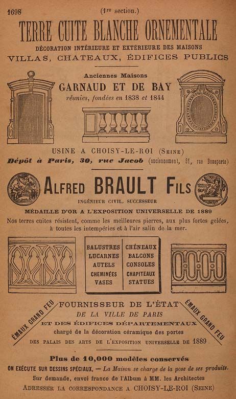 Architectures de brique en Ile-de-France