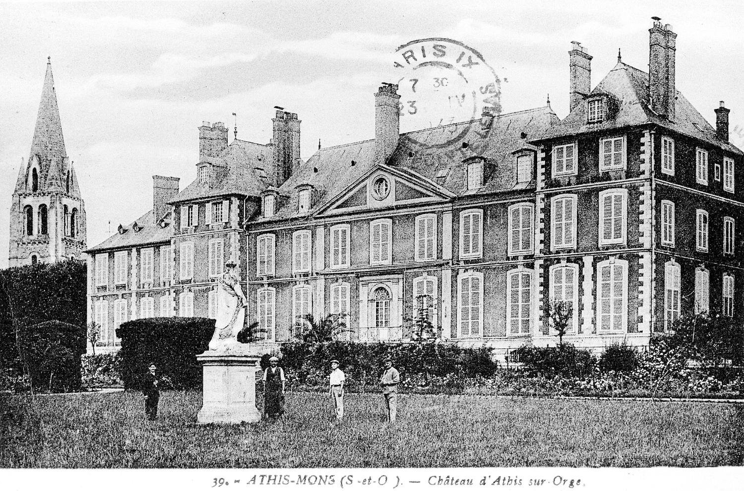 Château d'Athis, actuellement école Saint-Charles