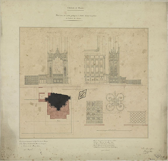 tableaux des autels du jubé : sainte Céline et saint Faron