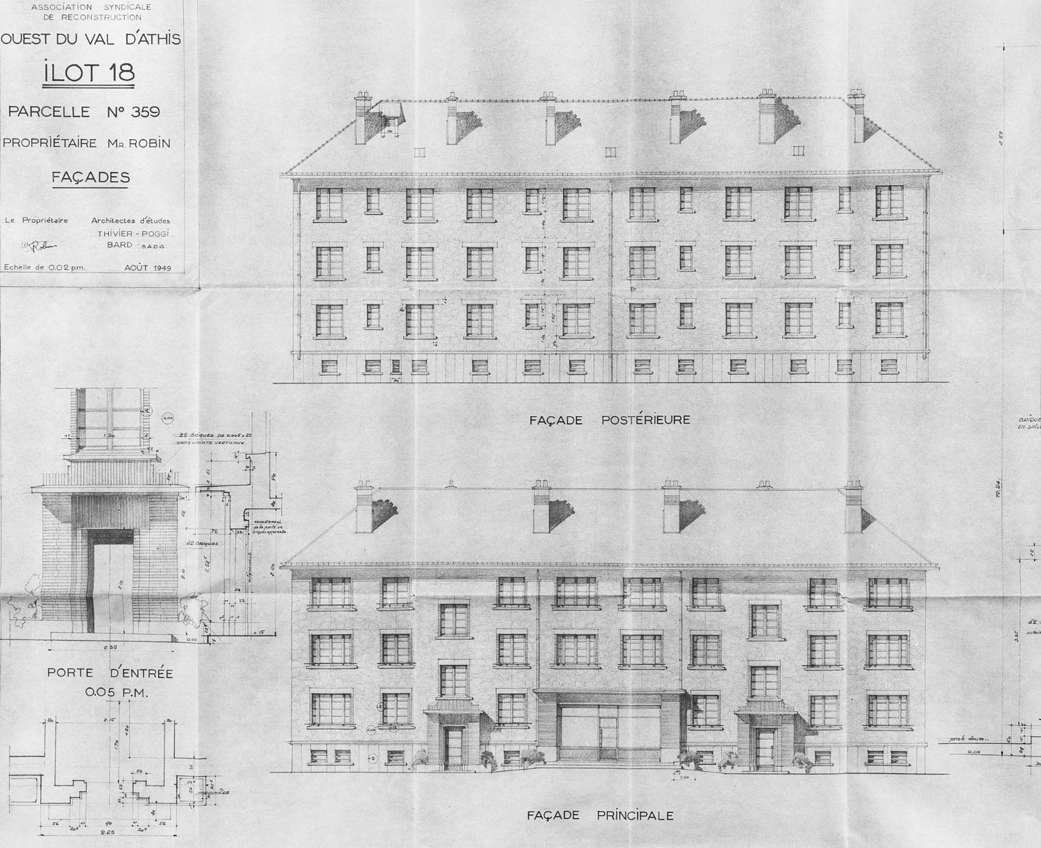 lotissement concerté de l'association syndicale de reconstruction de l'Ouest du Val-d'Athis