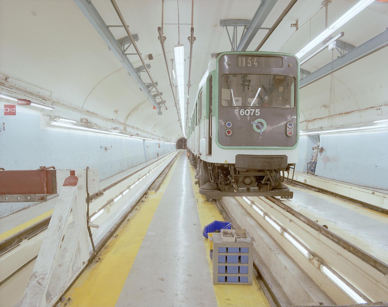 Atelier de réparation du matériel roulant de la ligne 11 de la Compagnie du chemin de fer métropolitain de Paris, puis de la RATP