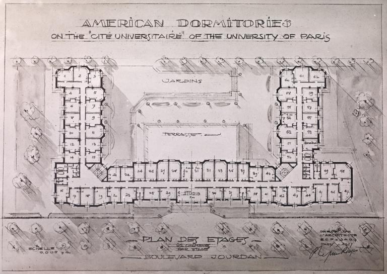 résidence d'étudiants dite Fondation des Etats-Unis