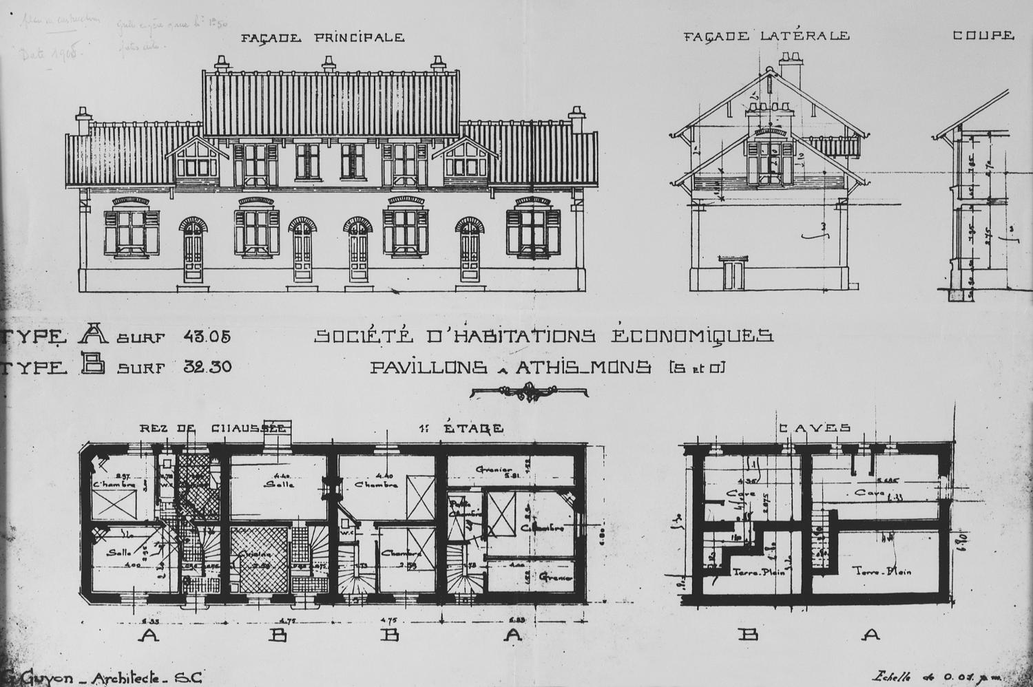 Lotissement concerté de la Société des habitations économiques d'Athis-Mons