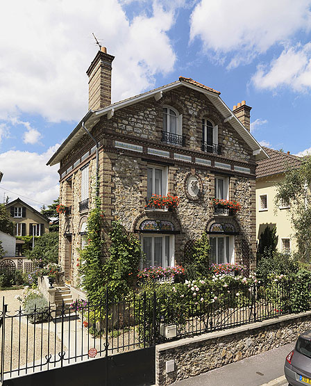 maison d'artiste du peintre verrier Louis-Ernest Haussaire, 5 rue Alphonse Haussaire