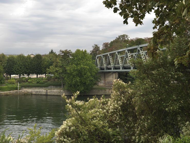 pont routier sur la Seine dit Pont de Rangiport