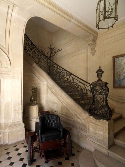 rampe d'appui, escalier de l' hôtel de Marsilly (non étudié)